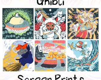 Ghibli Screen Prints