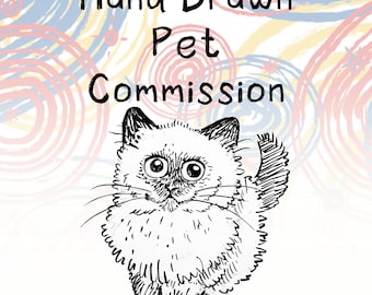 Hand Drawn Pet Commission