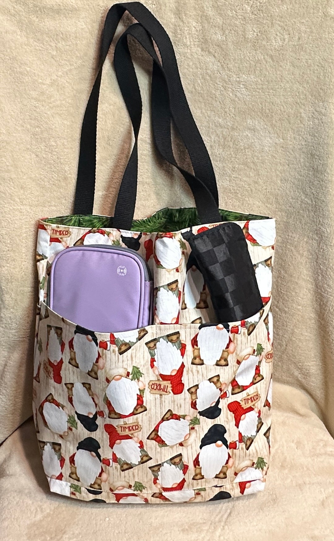 Holiday Gnomes Quilted Tote Bag GFTONL5338 main image 0