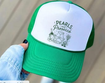 Putts and Prosecco Bachelorette Trucker Hats, Brunch and Bubbly Personalized Hats, Custom Bachelorette Party Favors, Bach Party Merch