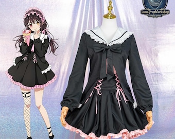 Anime Cosplay Costume Set Hand Feel Exquisite Workmanship Suitable Anime Enthusiasts Lovers to Wear at Comic Conventions and Events