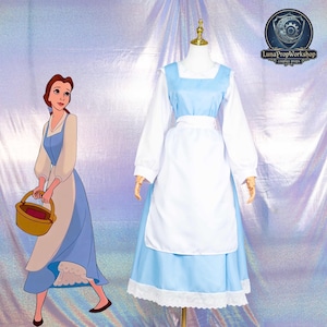 Adult Blue Belle Dress Cosplay - Etsy