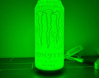 Lamp Monster Energy blikje incl. verlichting