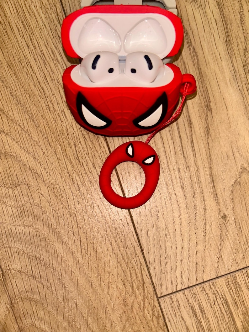 3D AirPods 4 case , super hero air pod pro , pro 2 case , shock resistant , made from robust silicone, super hero AirPods 4 case image 3