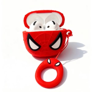 3D AirPods 4 case , super hero air pod pro , pro 2 case , shock resistant , made from robust silicone, super hero AirPods 4 case image 1