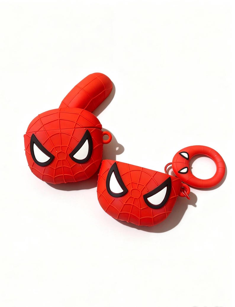 3D AirPods 4 case , super hero air pod pro , pro 2 case , shock resistant , made from robust silicone, super hero AirPods 4 case image 2