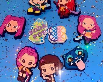 9 ciondoli per zoccoli, confezione da 9 ciondoli per scarpe dei cacciatori di demoni kpop