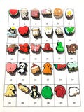 kawaii foods and  drink shoe charms, plush toy food and drink shoe accessories, fruits and animals clog charms
