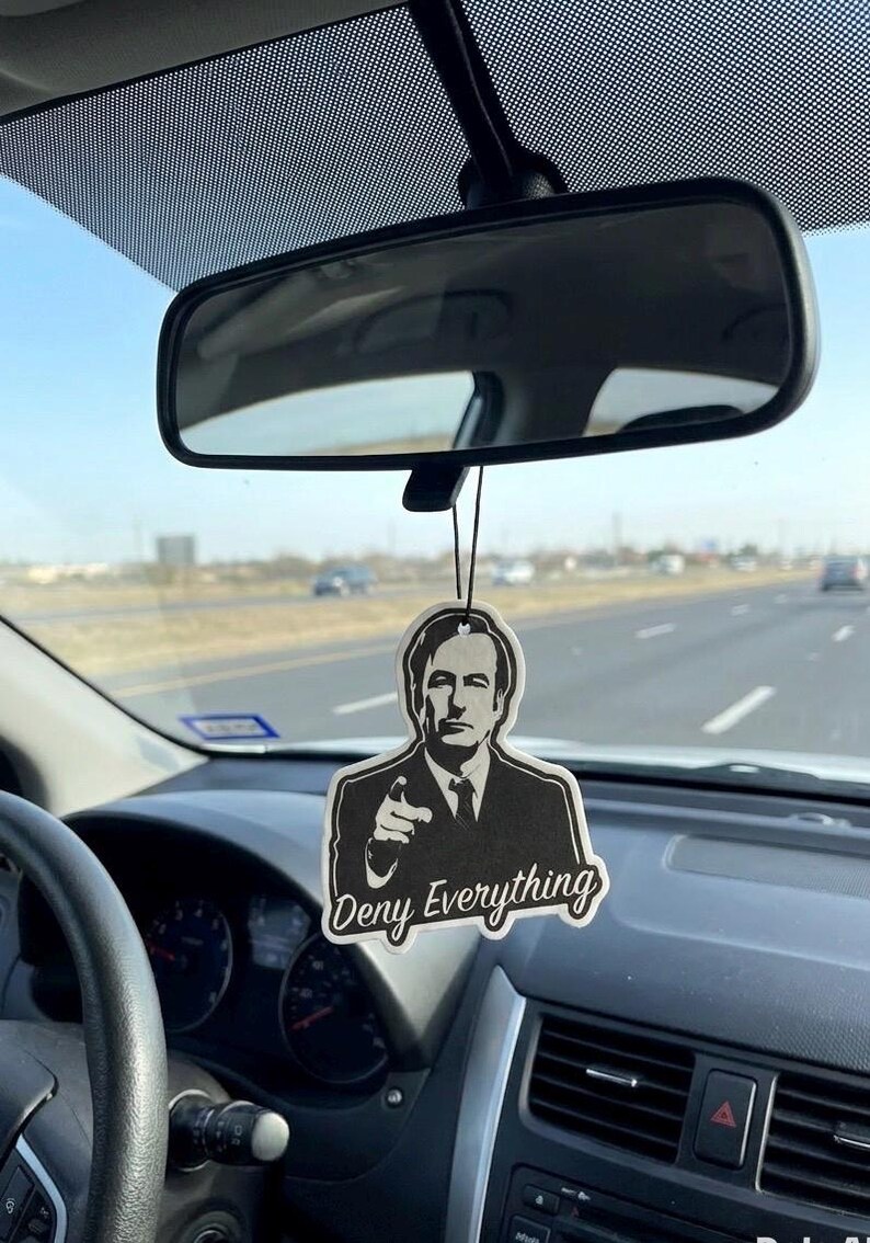 Funny Car Air Freshener (deny Everything) Double Sided , Featuring Saul — free download
