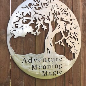 Custom Metal Personalized Tree of Life - Etsy