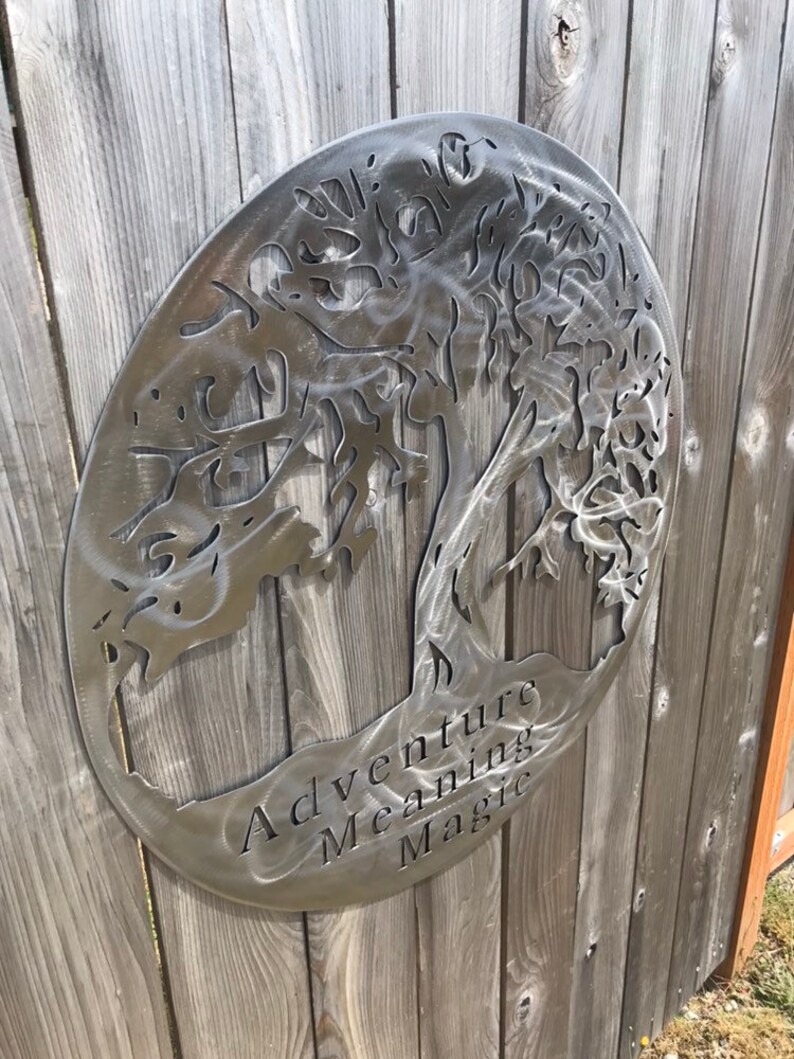 Custom Metal Personalized Tree of Life - Etsy