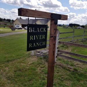 Custom Metal Ranch Entrance Sign Personalized - Etsy