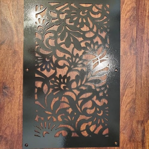 Custom metal heat vent return cover