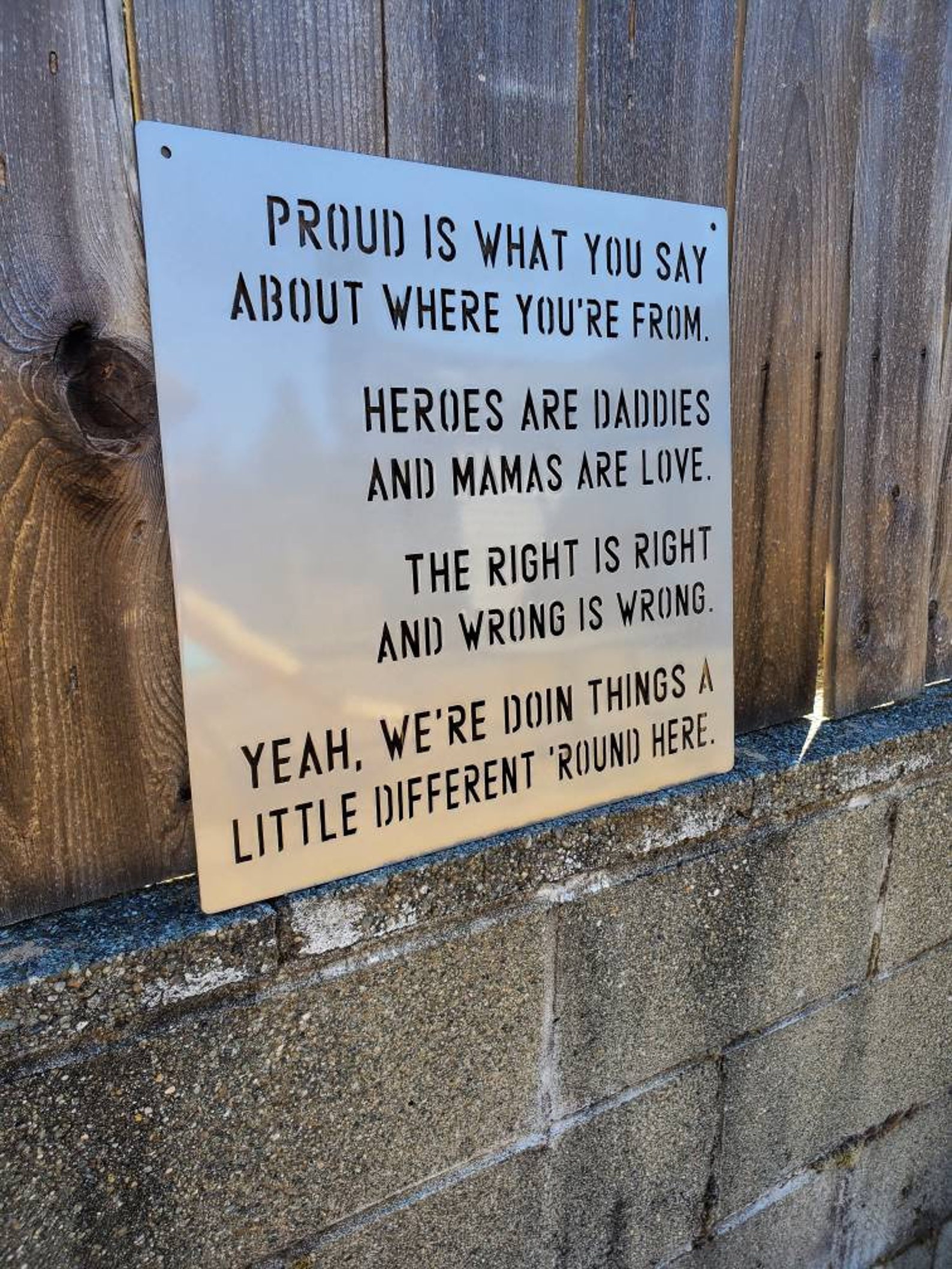 Custom metal script wall decor art custom text writing Etsy