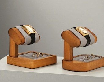 Minimalist Wood Watch Stand – Jewelry Organizer Display