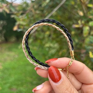 Bracelet D'amitié Brésilien Ajustable - Tissu Champagne/beige - Style Bohème - Neuf