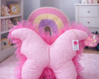 Handgefertigte Schmetterling Kissen, Home Decor, Kinderzimmer