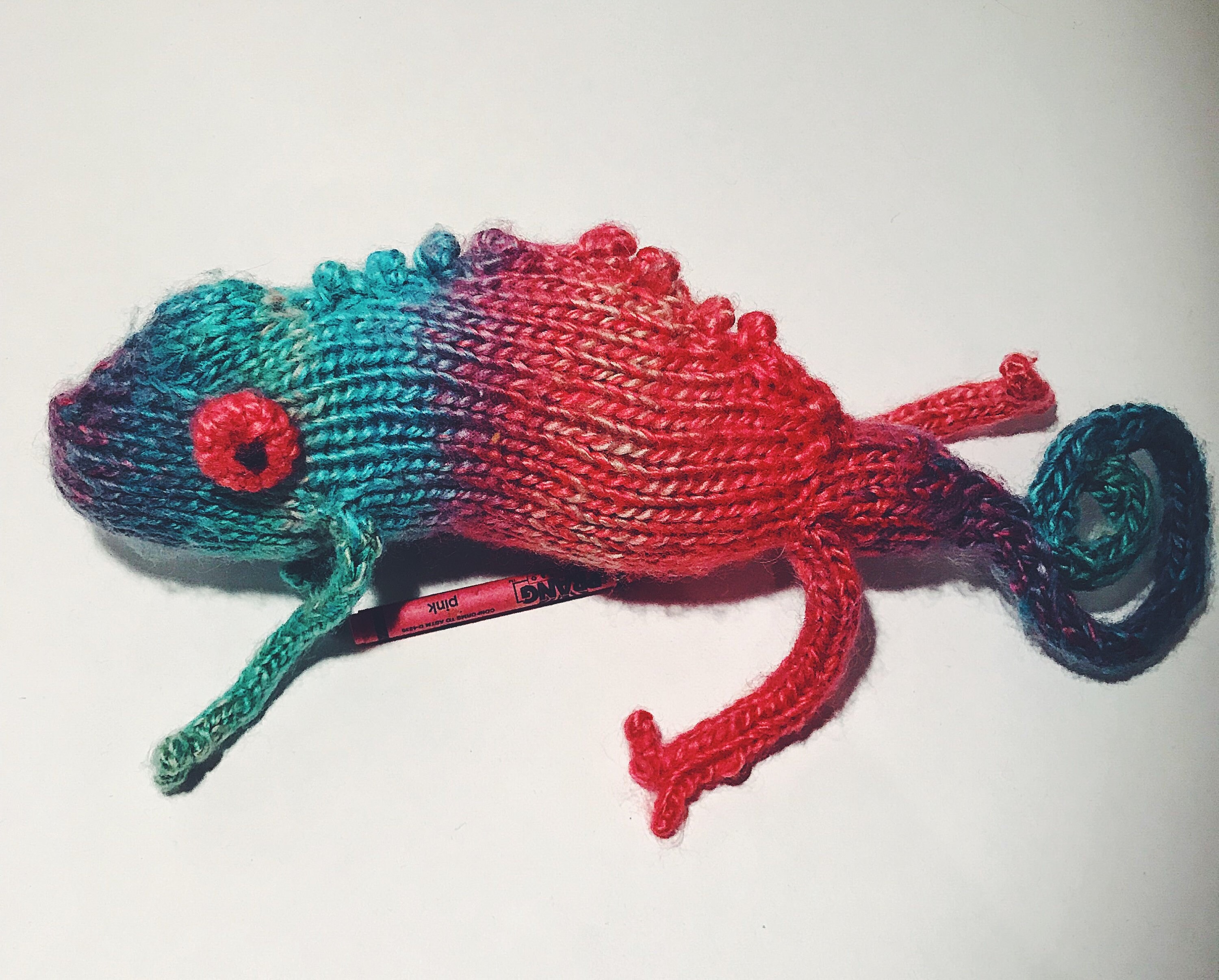 Chameleon Stuffed Animal Handmade Hand Knit Plush - Etsy Canada
