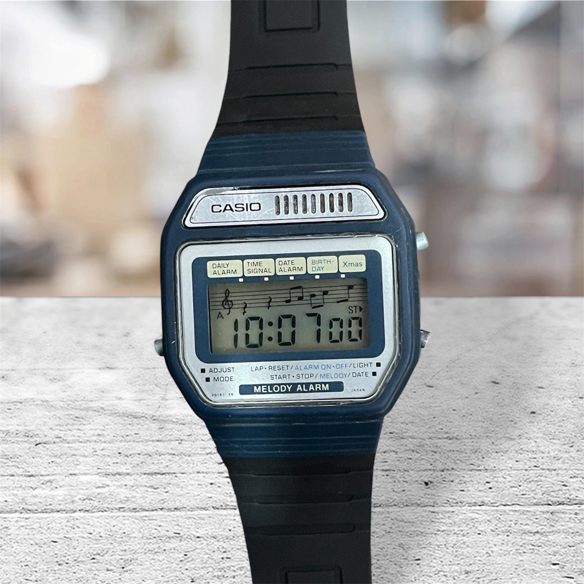 CASIO MELODY ALARM メロディアラーム Vintage Casio Watch 12 Melody Alarm 82 H 104 Japan A | eBay