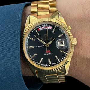 Gold ricoh watch - Etsy 日本