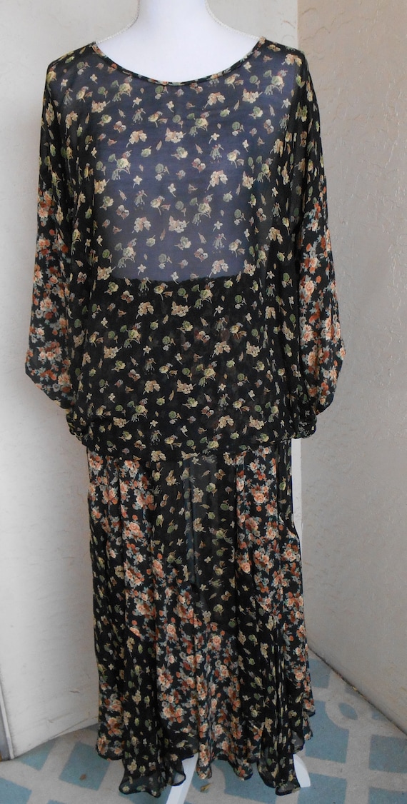 Laise Adzer | Swirl Maxi Skirt Tunic Top Set Vint