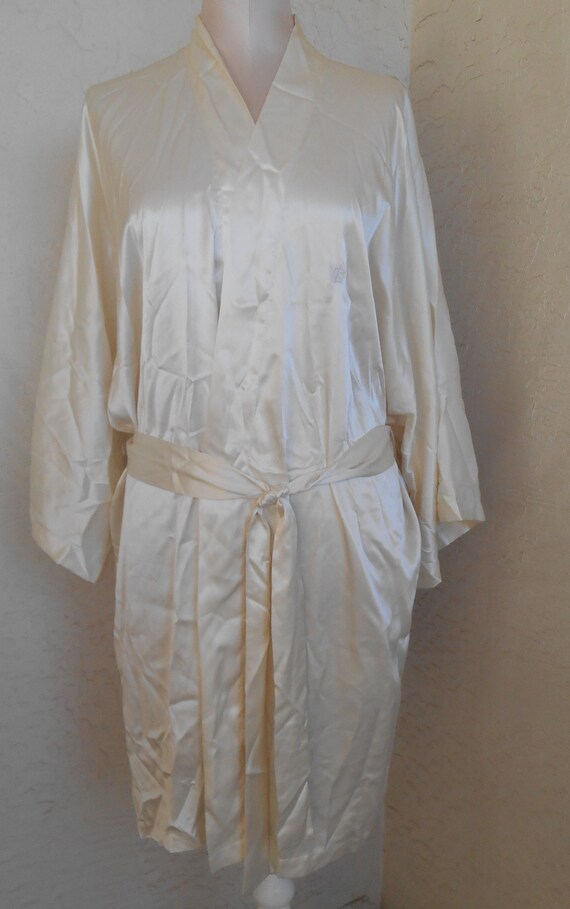 calvin klein silk robe