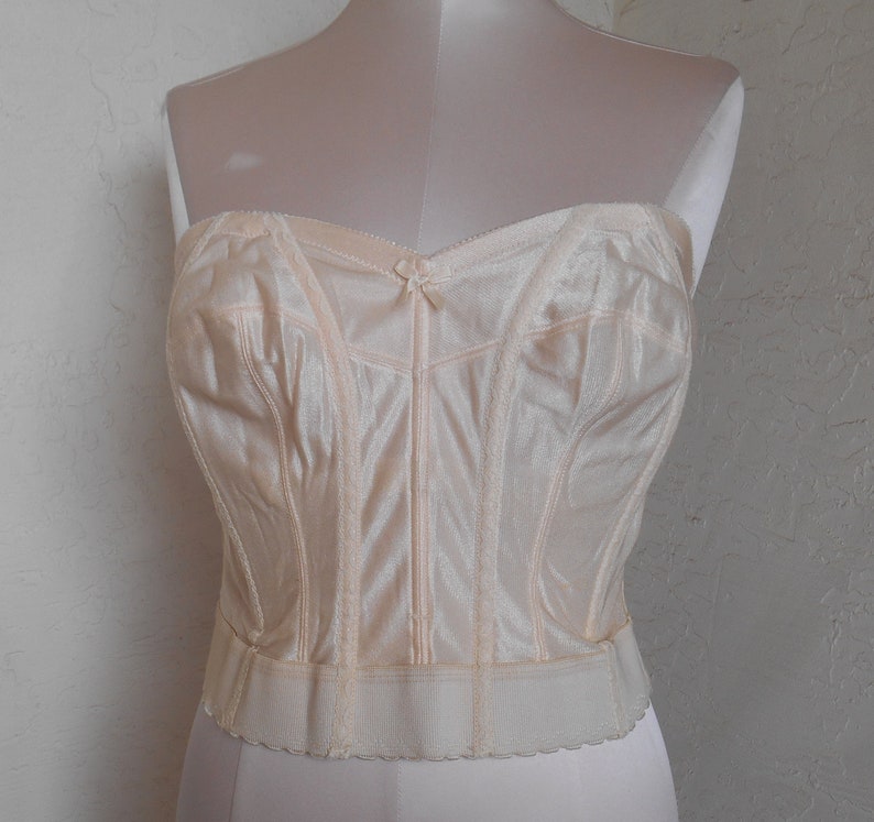 Vintage Bustier Victoria S Secret Crown Label Size 36 Strapless
