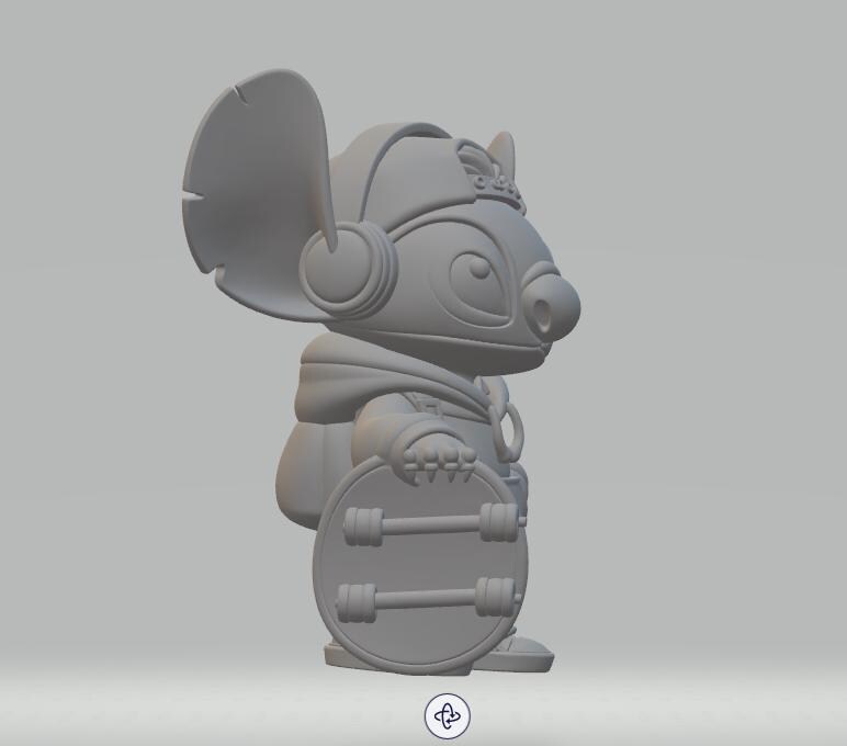 Stitch STL File for 3D Printing - Lilo and Stitch Figure - Digital ...