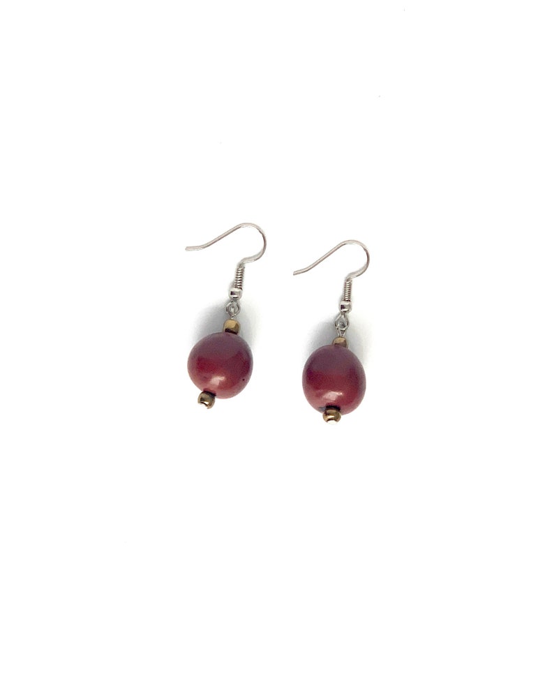 Mahogany 5 Strand Acai Berry Necklace