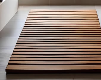 Luxuriöse Teak-Duschmatte – Stilvolle und langlebige Badematte aus Holz