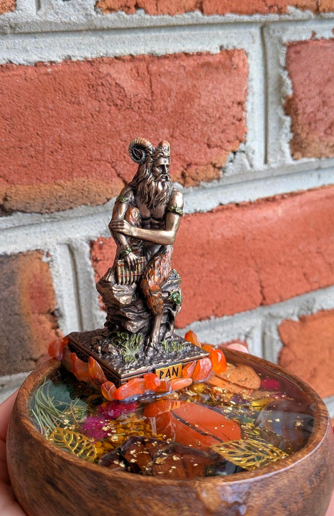 Pan Offering Bowl — Altar Dish for Fertility, Wild Nature, and Passion ...