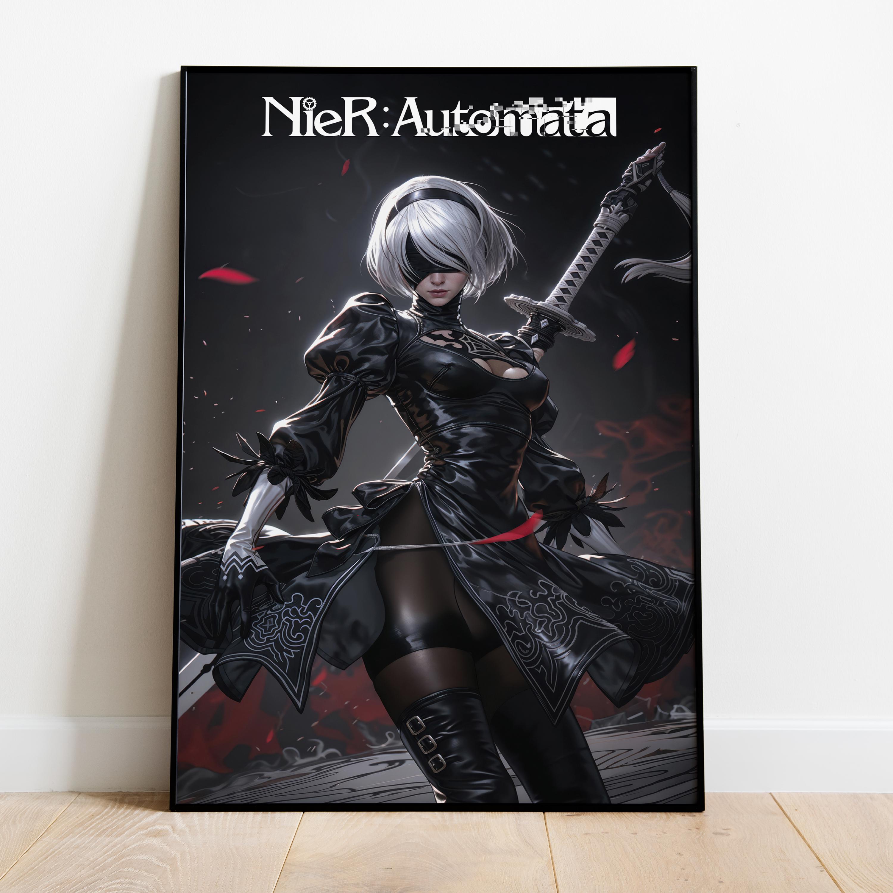 Nier Automata 2b Poster - Etsy