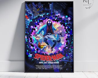 Poster di Spiderman: Un nuovo universo: stampa artistica di Miles Morales