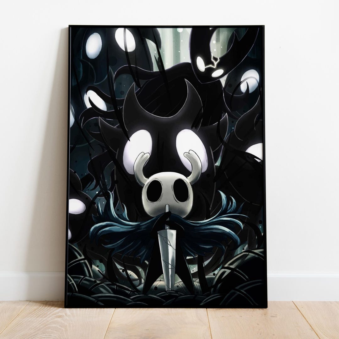 Hollow Knight Game Poster | the Knight Wall Art | Rolled Canvas Print ...