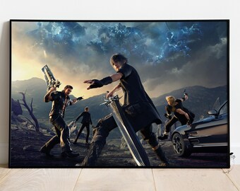 Final Fantasy XV Game Poster | Noctis Lucis Caelum Wall Art