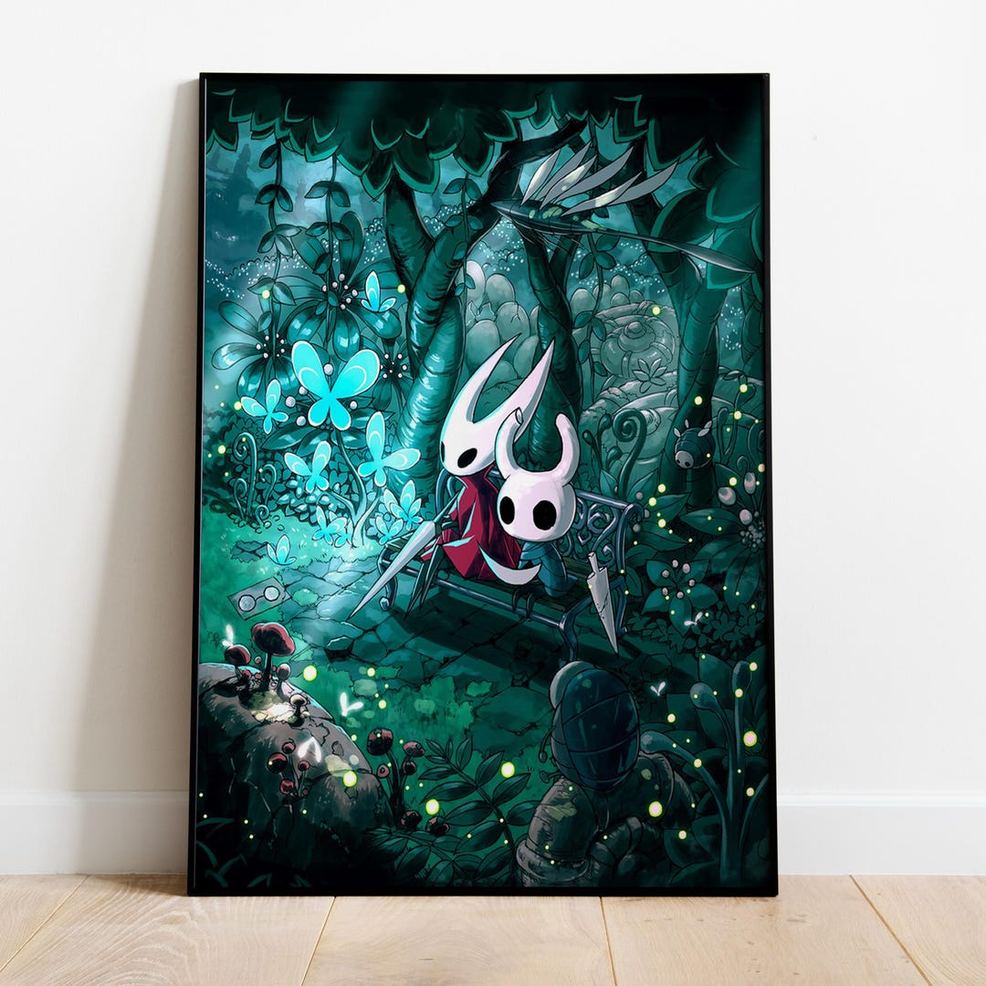 Hollow Knight Game Poster | the Knight Wall Art | Rolled Canvas Print ...