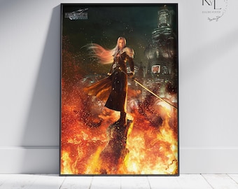 Advent Children Cloud Final Fantasy VII - Limited Edition Fine Art