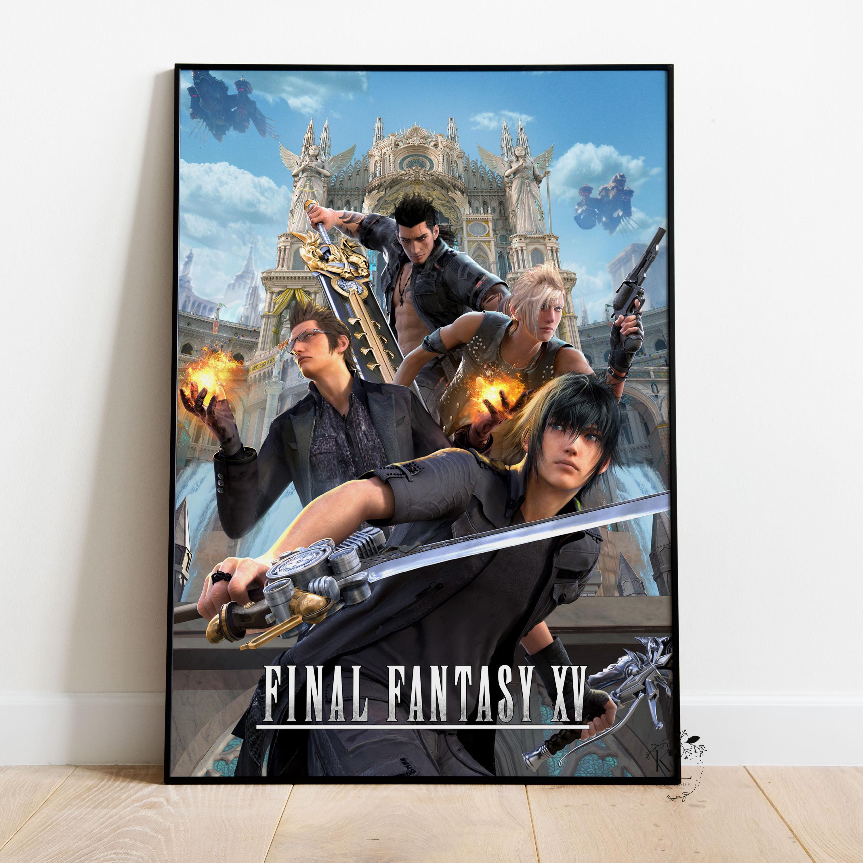 FINAL FANTASY XV 販促 B2 ポスター Final Fantasy XV Game Poster | Noctis Lucis Caelum Wall Art