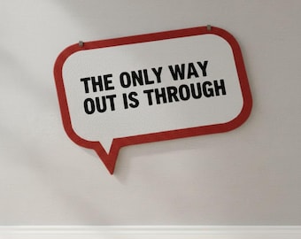 Motivational Quote Wall Decor