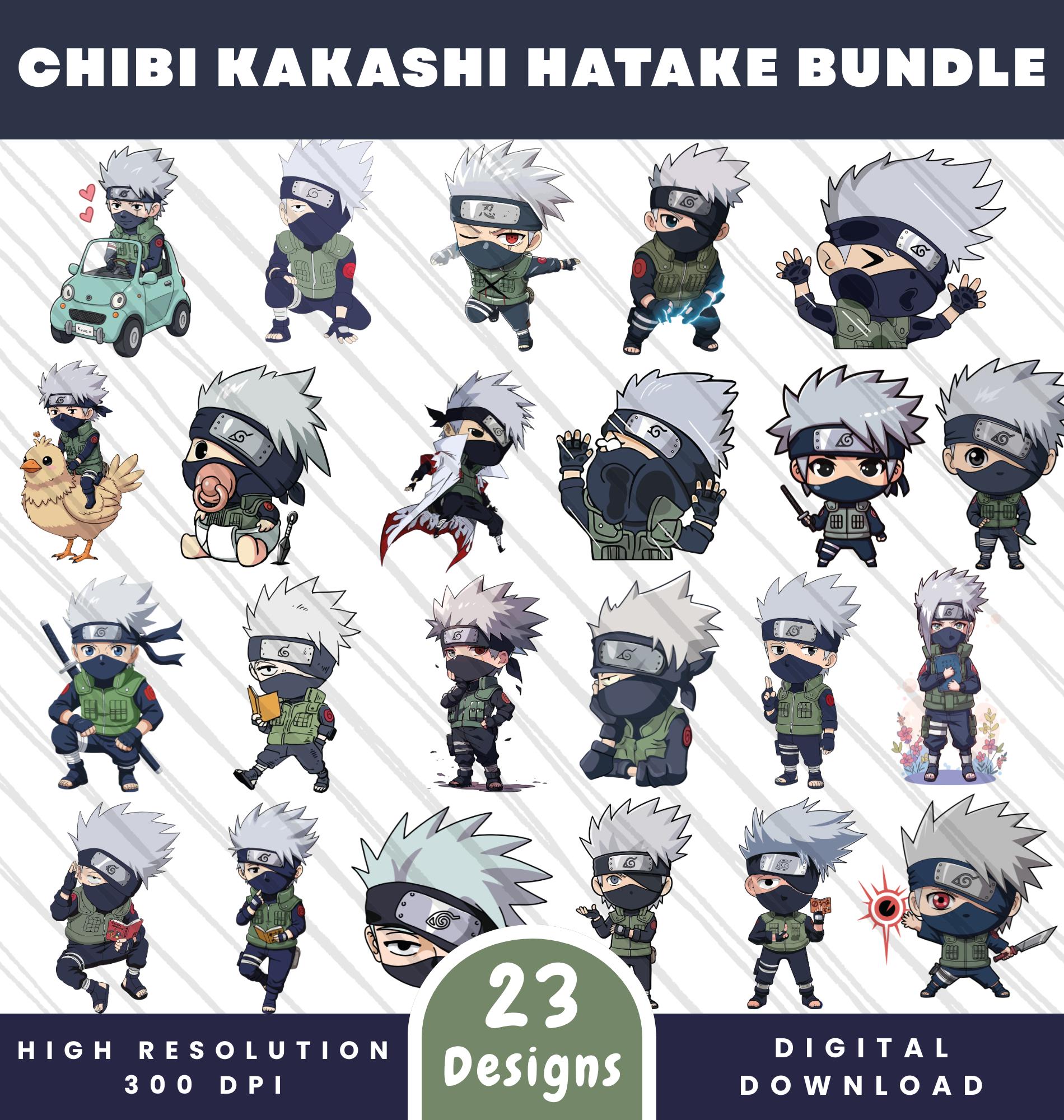 Chibi Kakashi - Etsy, image size:1900x2000