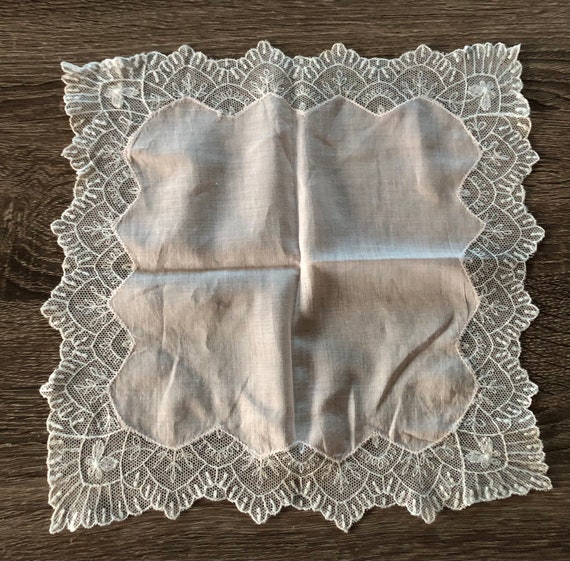 Beautiful Pale Pink Handkerchief - image 2