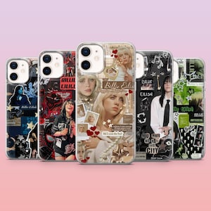 Billie Eilish Phone Case Rapper Artist Cover for iPhone 17Pro, 16, 15, 14, 13, 12, Samsung S25, S24, S23, S22, A16, A26, A56, Pixel 10, 9