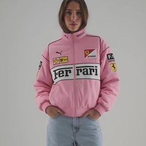 Pink Ferrari Jacket - Etsy