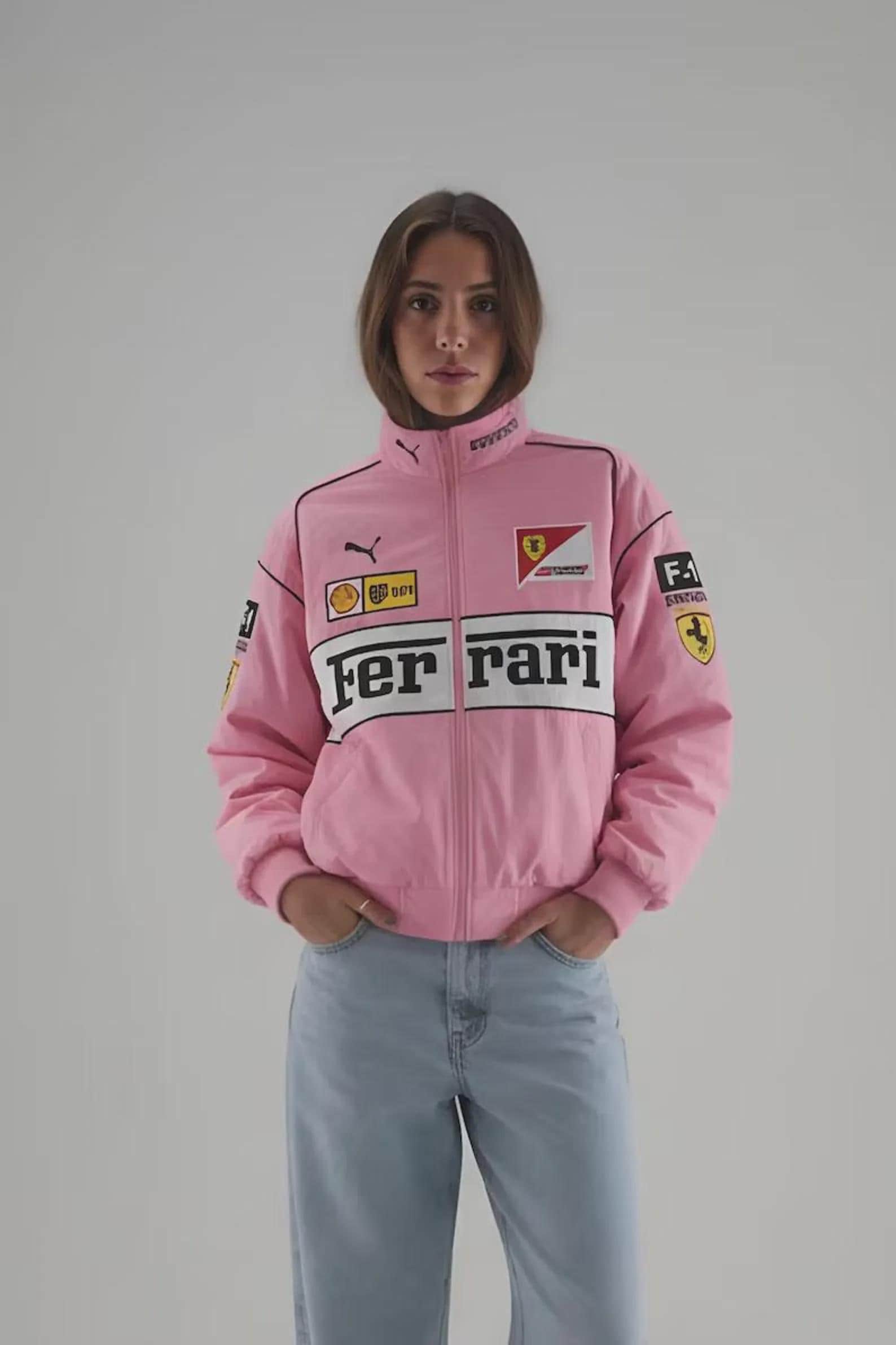Ferrari jacket pink - Etsy 日本