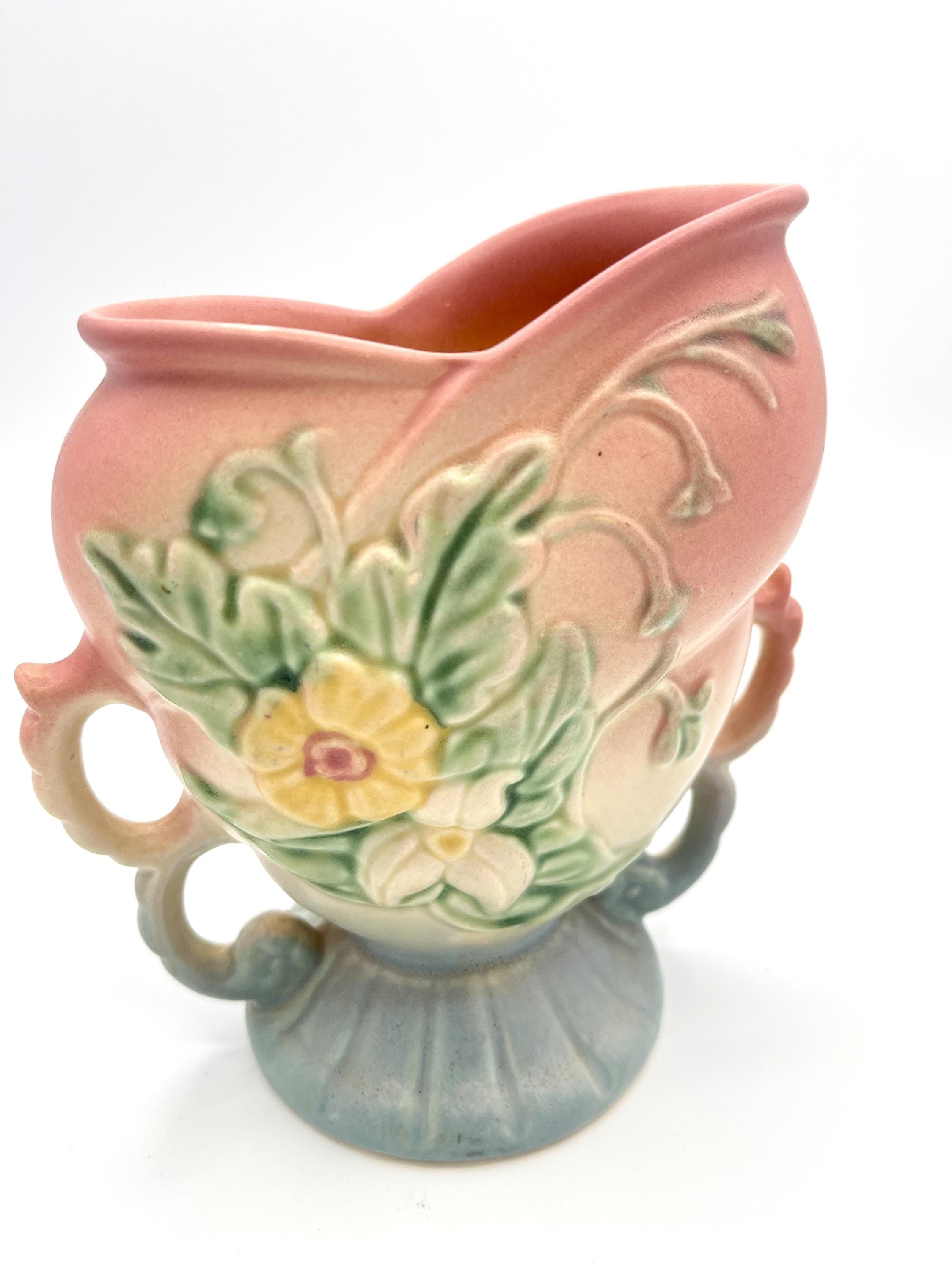 ラッセルライト Hull Pottery 花瓶 USA ミッドセンチュリー Hull Pottery Vase - Etsy