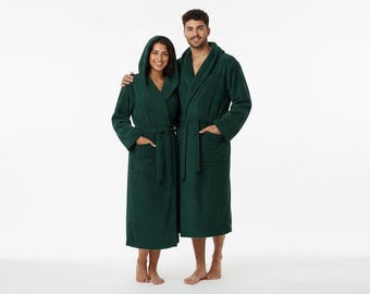 Albornoz I&I FRIEND - piqué suave y agradable para la piel - Unisex - algodón - a partir de tallas M, L, XL