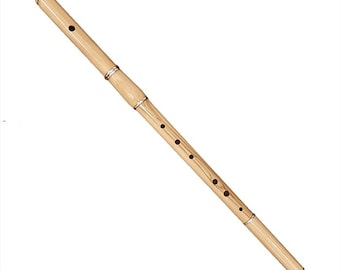 Flauta irlandesa de madera hecha a mano en clave de Re / Instrumento folclórico celta profesional