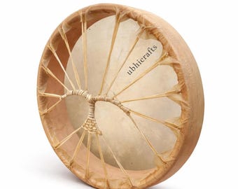 Handgemaakte sjamanistische trommel met klopper | Rituele klankhealing