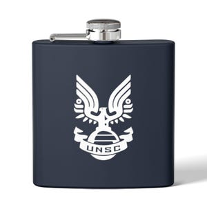 Halo Flask - UNSC-logo | 177 ml roestvrijstalen heupfles