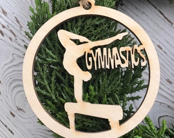 Gymnastics Tag Ornament